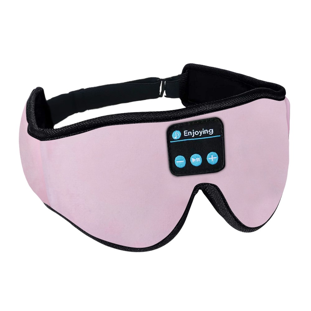 3D-Bluetooth-Schlafaugenmaske Schlafkopfhörer Pink