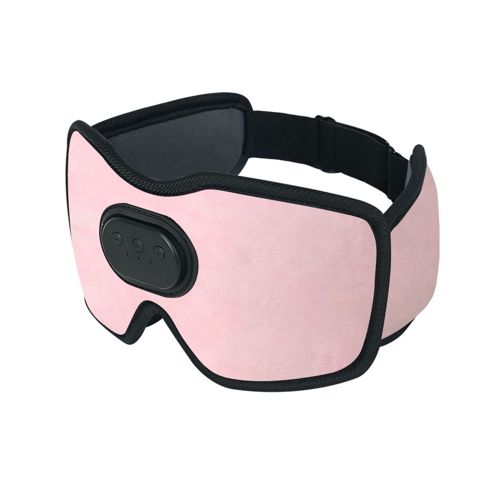 3D-Bluetooth-Schlaf-Augenmaske, kabellose Musikmaske, Rosa