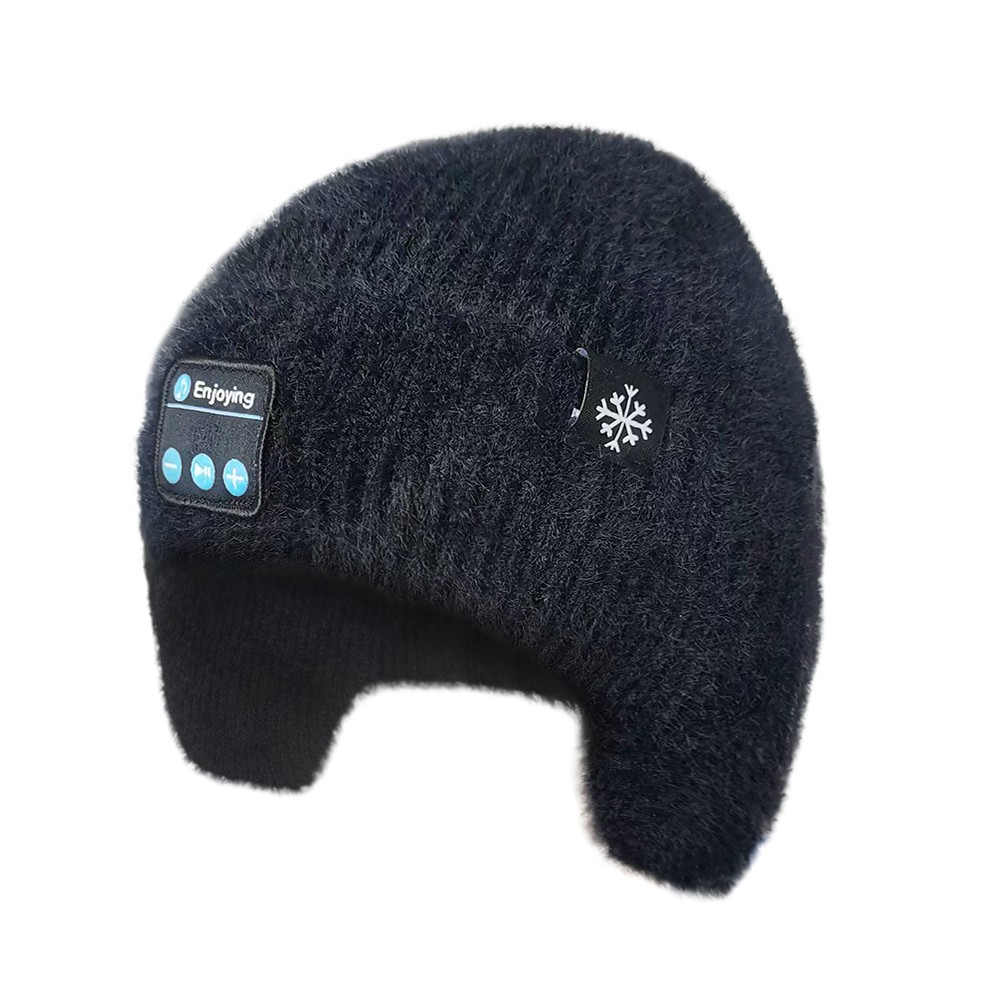 Bluetooth-Kopfhörer mit Beanie-Mütze und Ohrenklappen