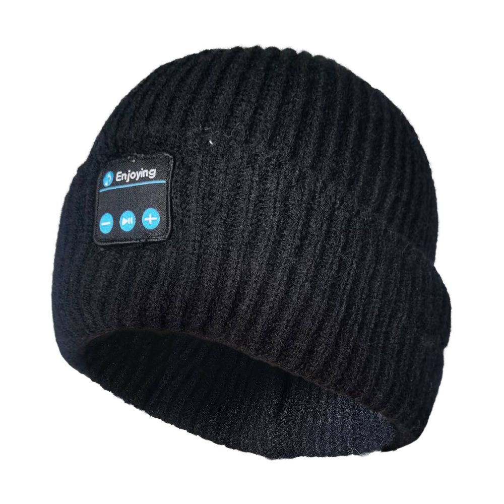 Bluetooth Beanie Hat Kopfhörer Schwarz