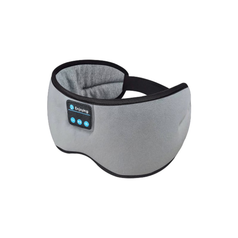 Baumwollgraue zentrierte Bluetooth-Augenmaske