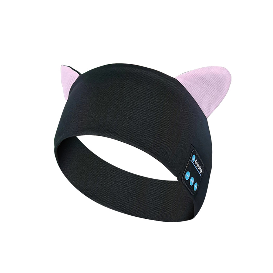 Schlaf-Augenmaske mit Bluetooth-Stirnband für Kinder, Katze