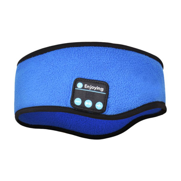 Samt-Bluetooth-Stirnband-Kopfhörer, Blau